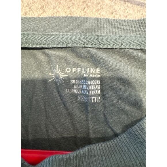 Offline by Aerie Girls Cropped Long Sleeve Top – XXS - Picture 3 of 5